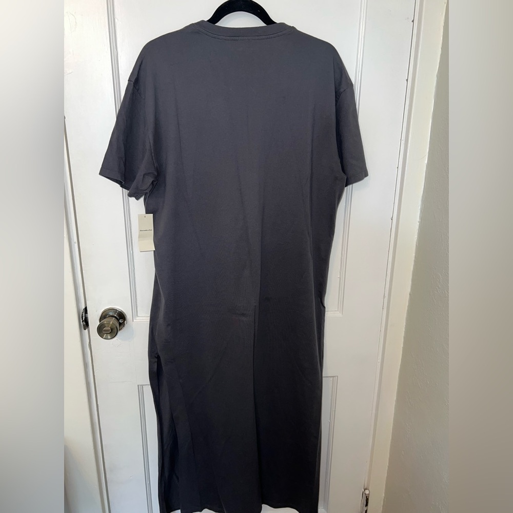 Abercrombie & Fitch Charcoal Midi Dress